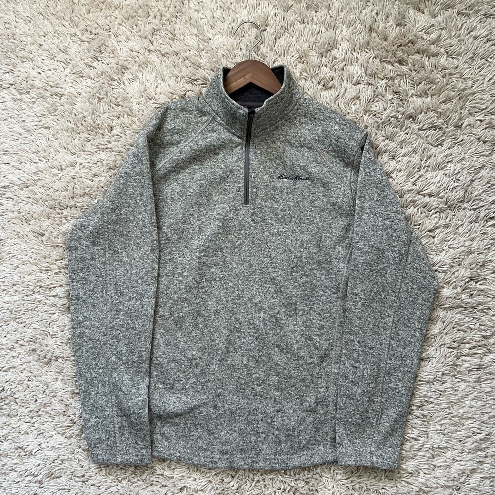 Mens Eddie Bauer Half Zip Pullover Fleece Size Large